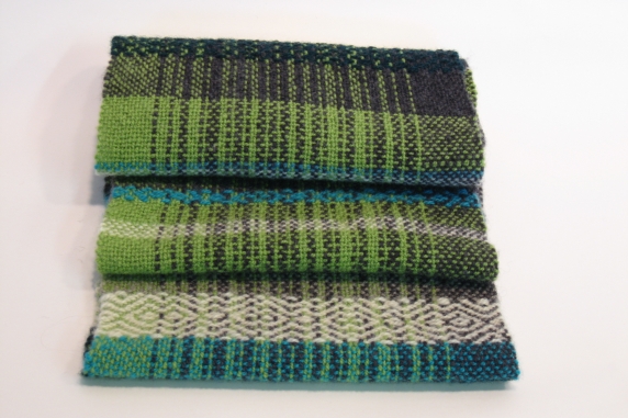 handwoven wool infinity scarf